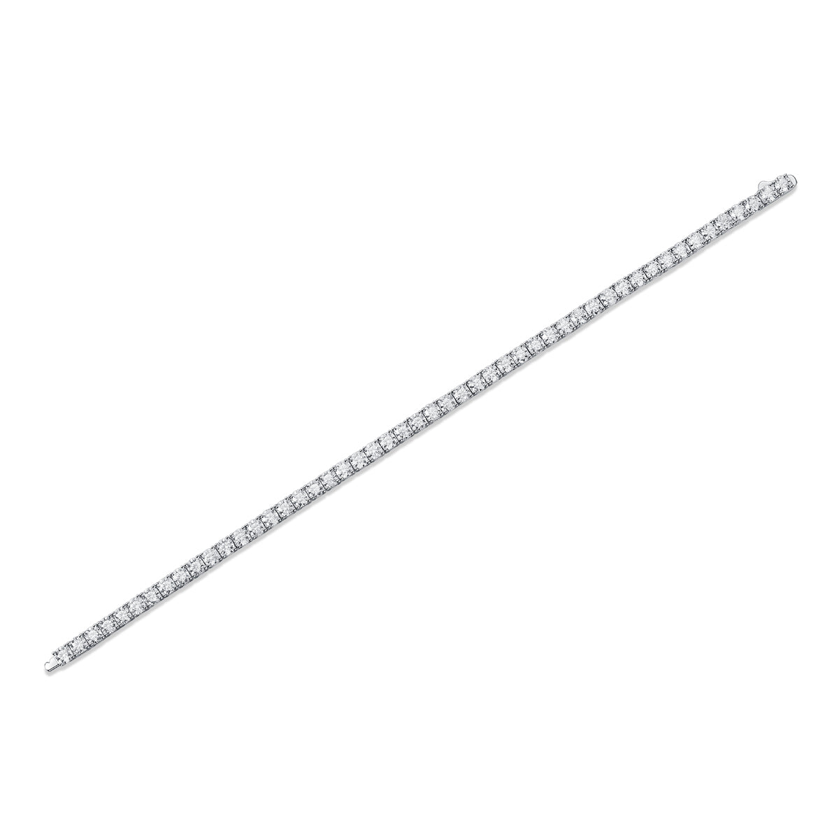 Classic Moissanite Tennis Bracelet, silver-tone — photo 4 of 4