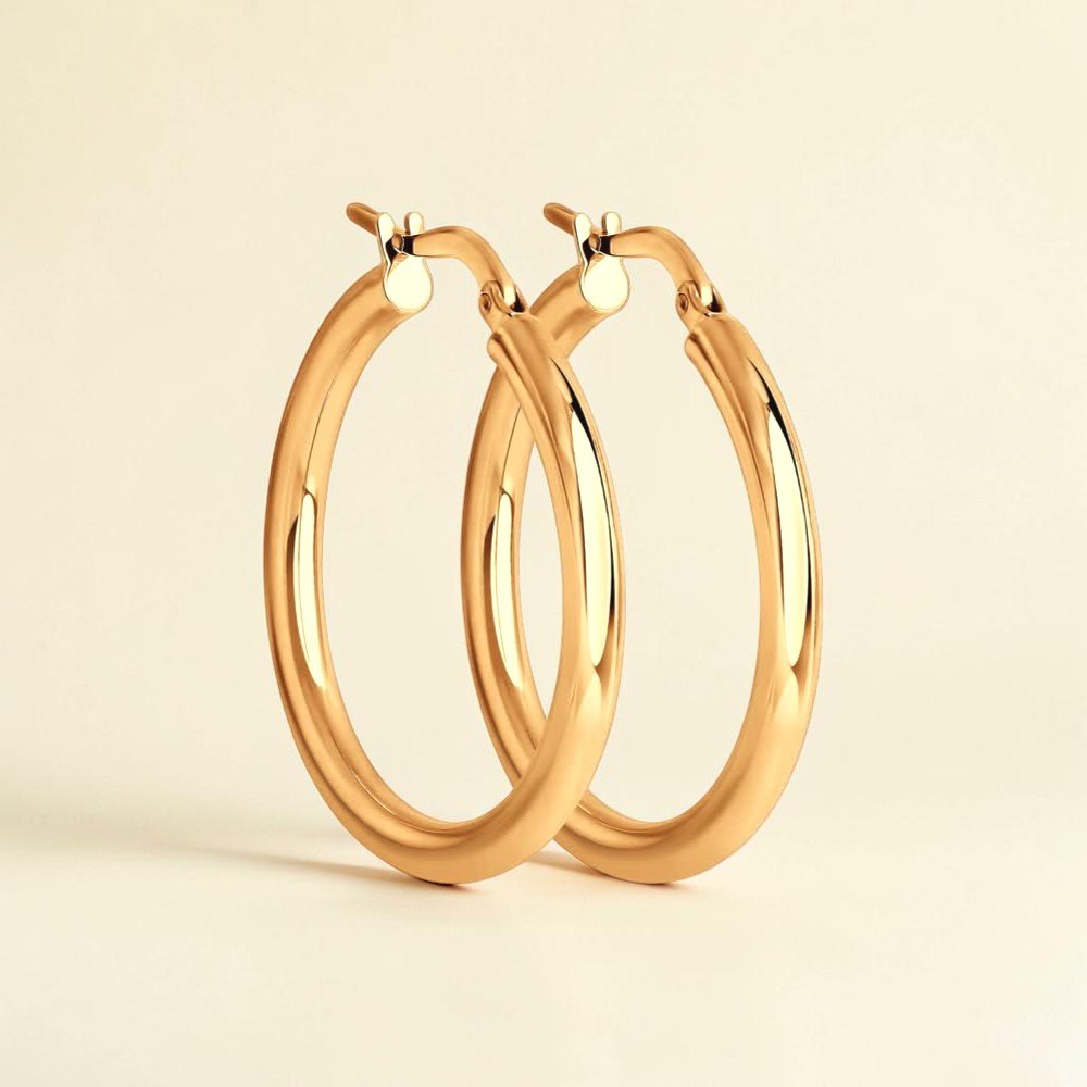 Creole hoop earrings