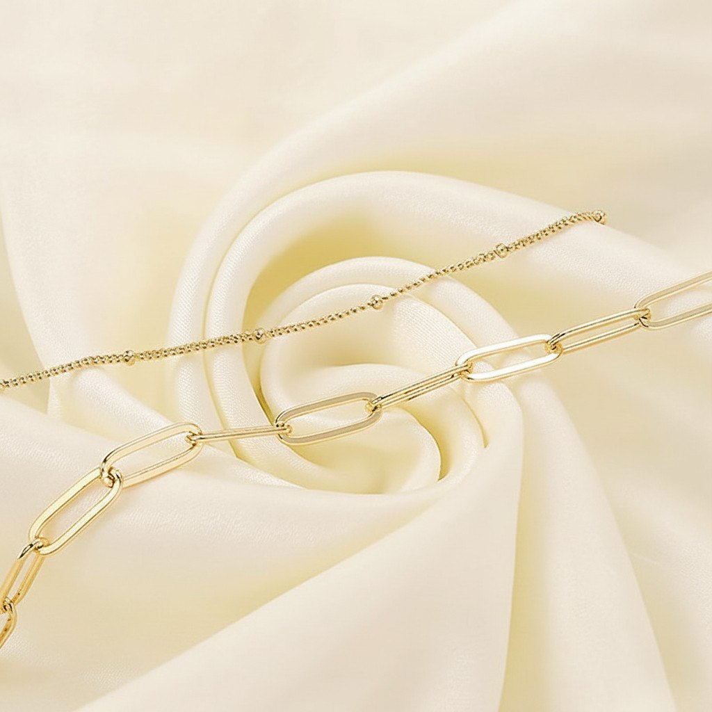 Layered gold bracelet