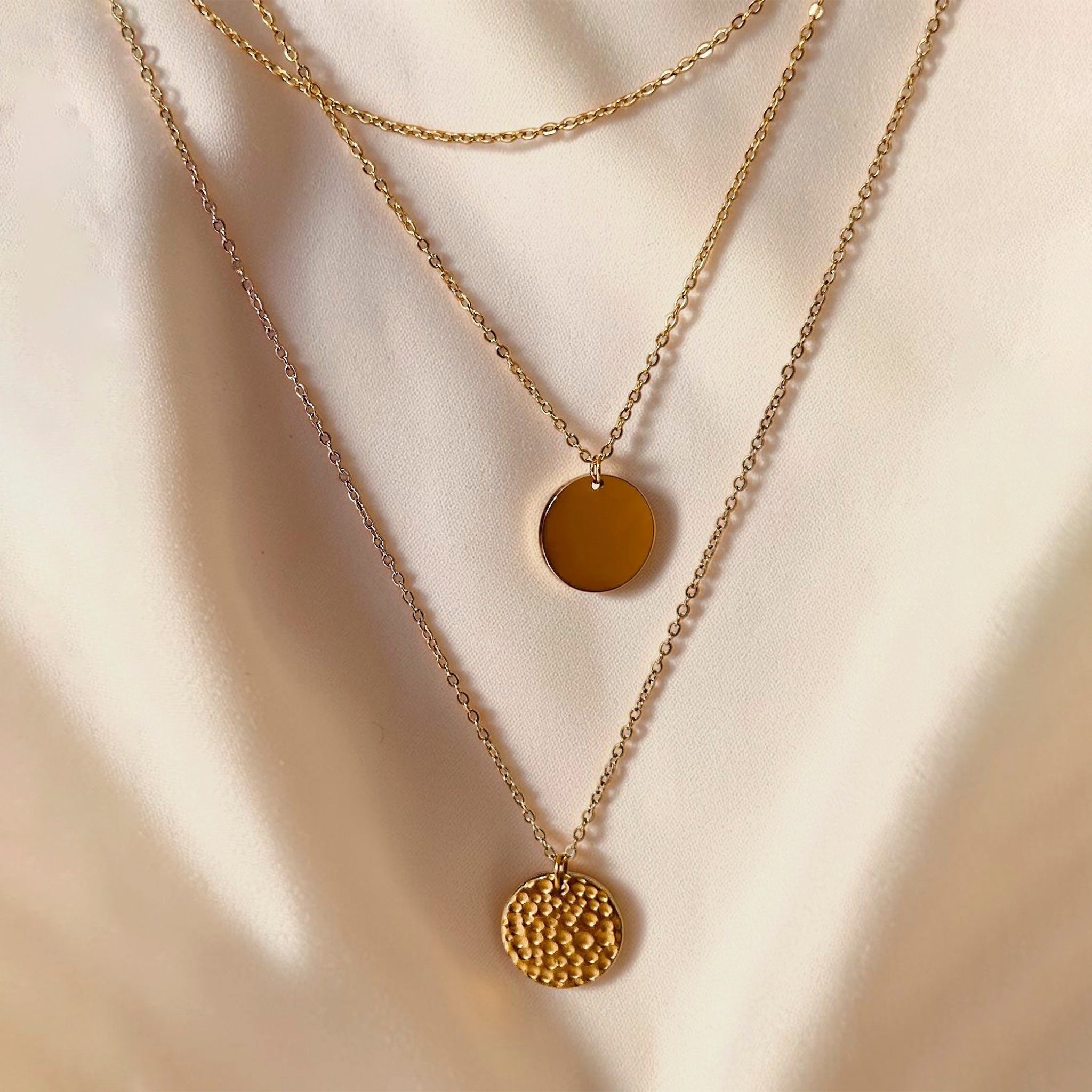 Layered Chain Choker Necklace — product photo 4 of 4