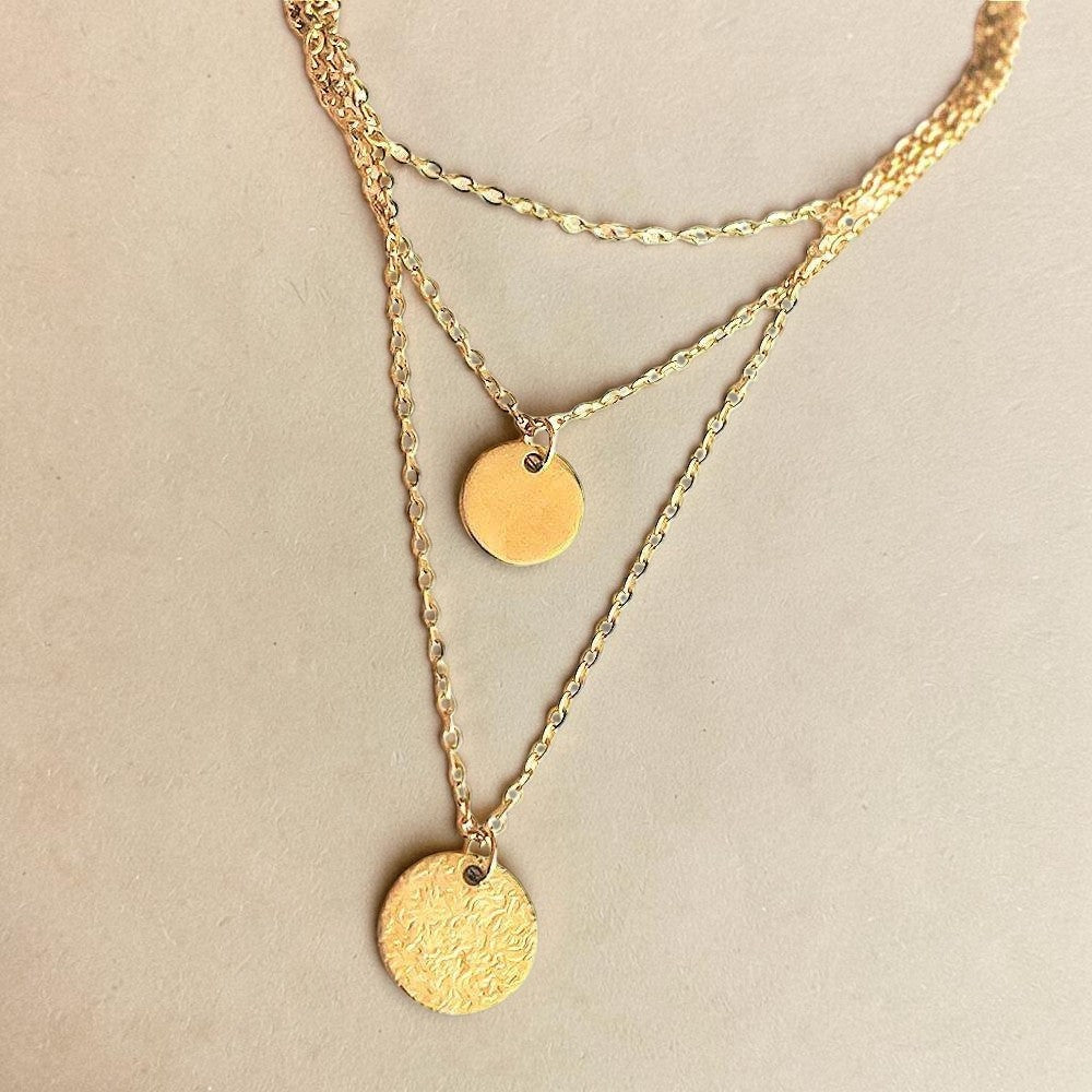 Layered Chain Choker Necklace — product photo 2 of 4