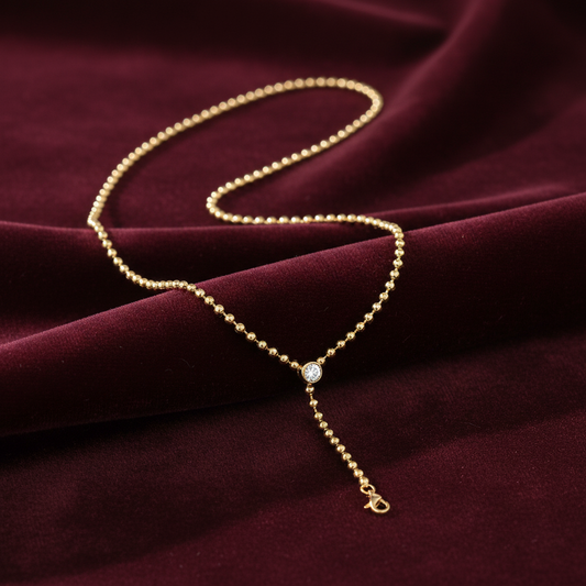 Time Interlaced Moissanite Necklace