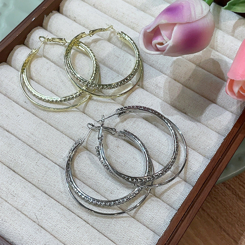 Simple Geometric Round Earring Set — product photo 2 of 7