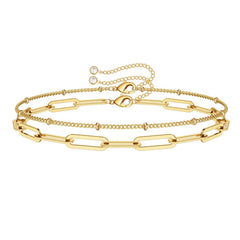 Dainty Layered Gold-Tone Bracelet