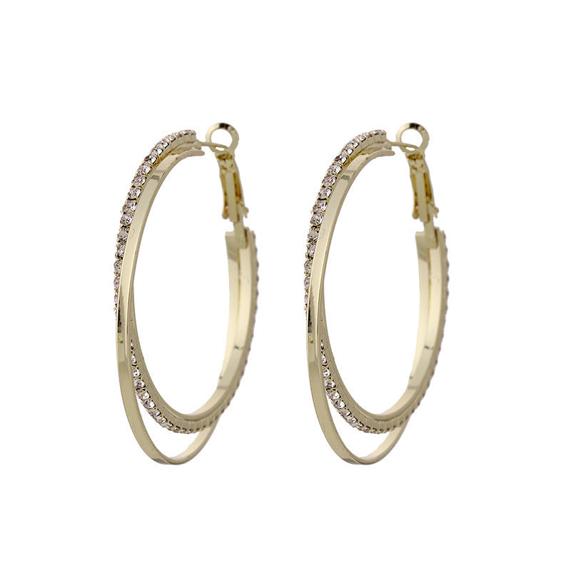 Simple Geometric Round Earring Set — product photo 5 of 7