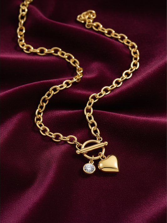 Meteor Wish Moissanite Pendant Necklace