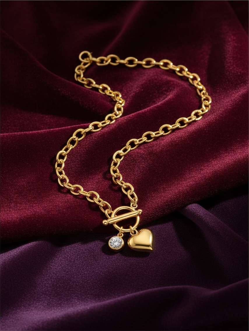Meteor Wish Moissanite Pendant Necklace
