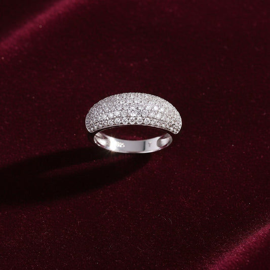 Moonlit Stars Moissanite Ring