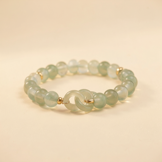 Chalcedony Bead Stretch Bracelet — product photo 8 of 8