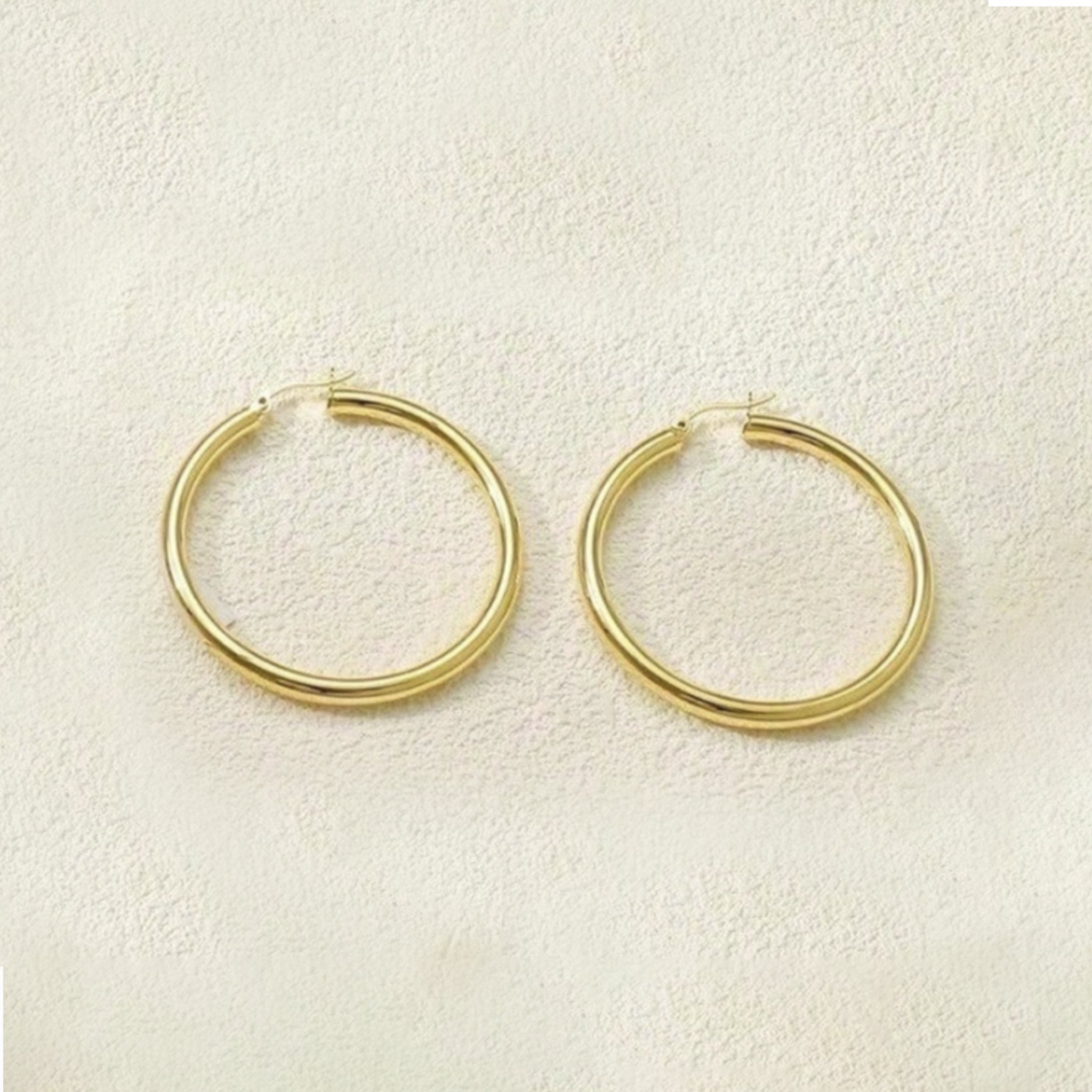 Creole hoop earrings