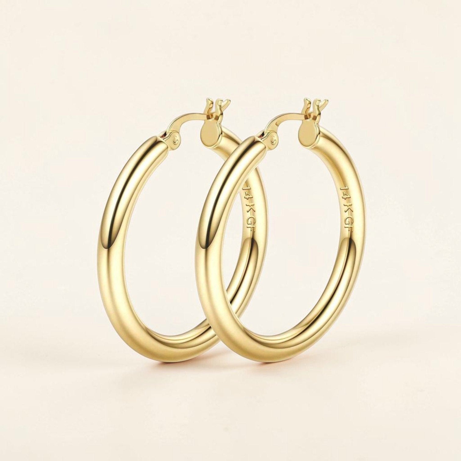 Creole hoop earrings