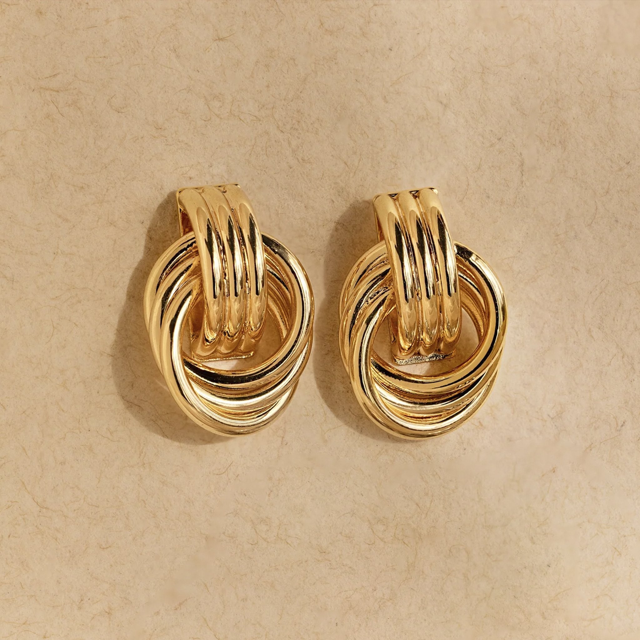 Chunky Knot Drop Earrings