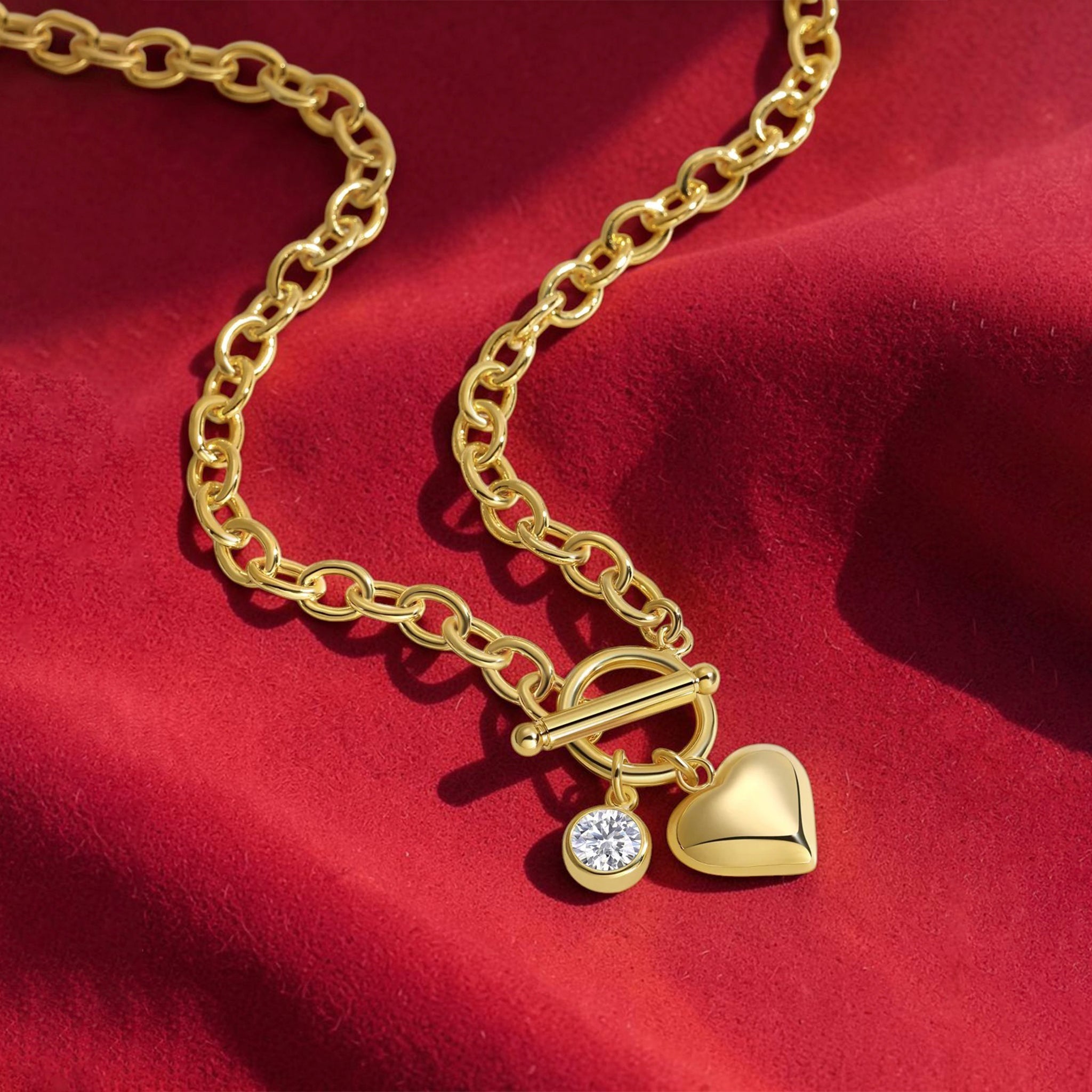 Meteor Wish Moissanite Pendant Necklace — product photo 2 of 5
