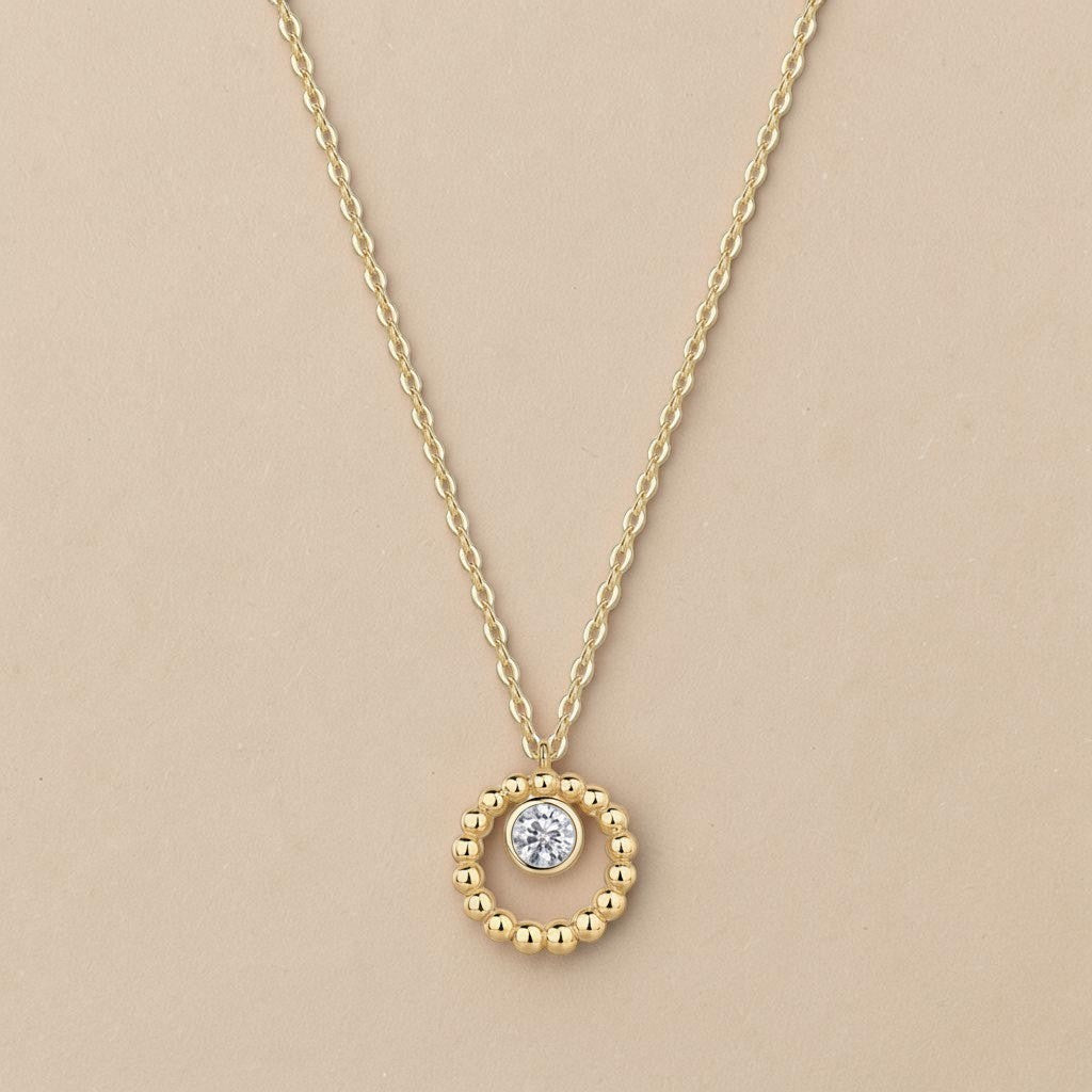 Moonlit Moissanite Pendant Necklace — product photo 1 of 5